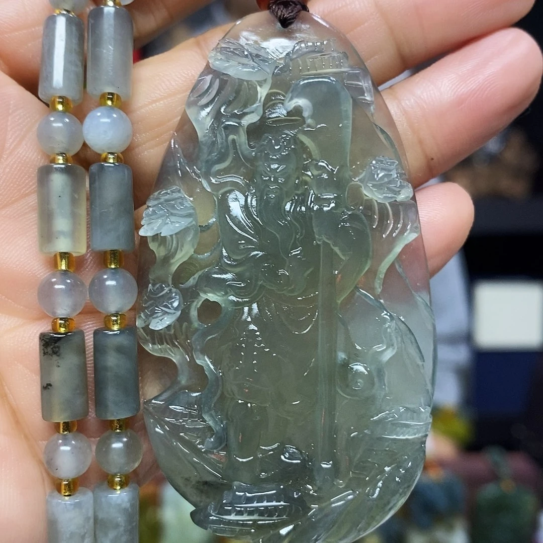 未镶嵌岫玉挂件吊坠