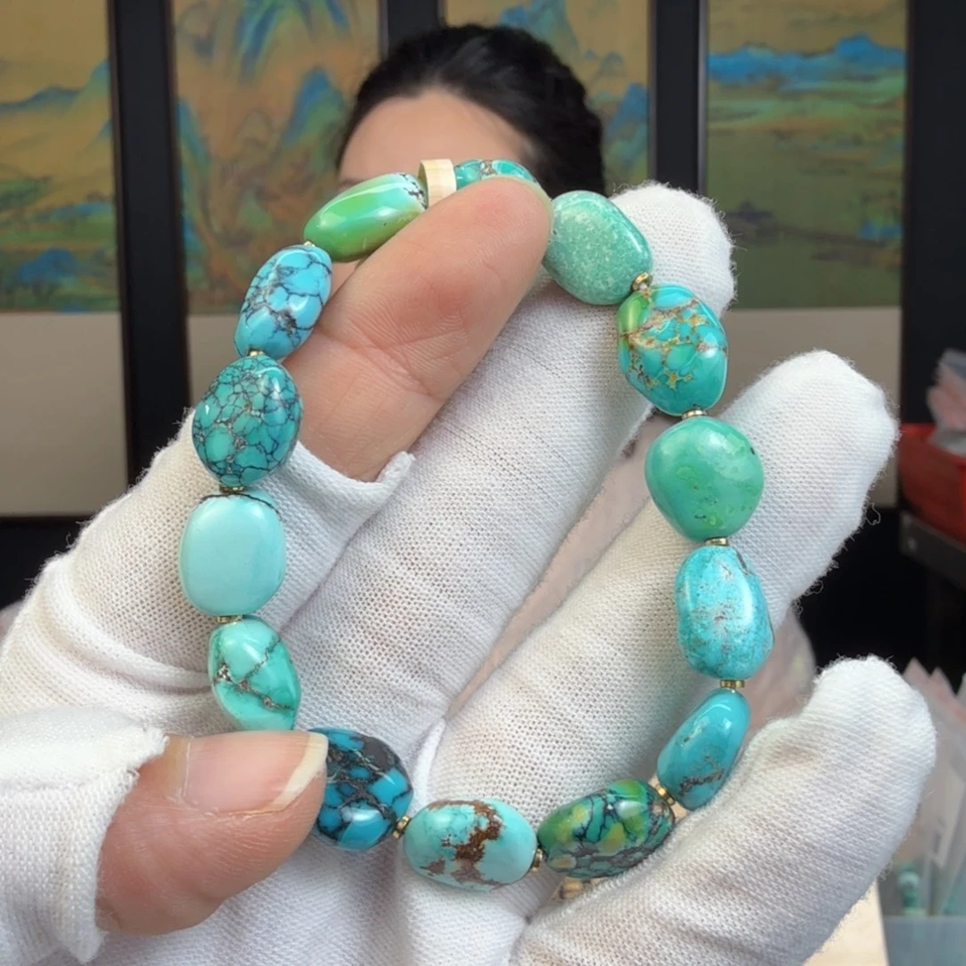 绿松石未镶嵌珠宝奇石