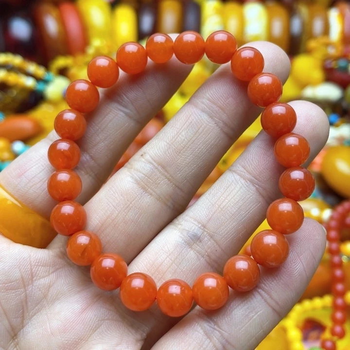 树脂制品?****欣15号红色手串