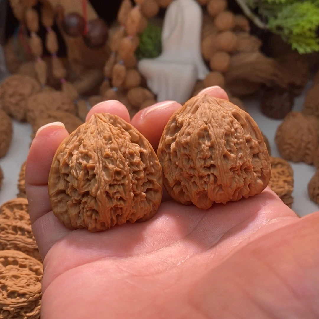 吊坠文玩核桃逐鹿拉丝南将石42