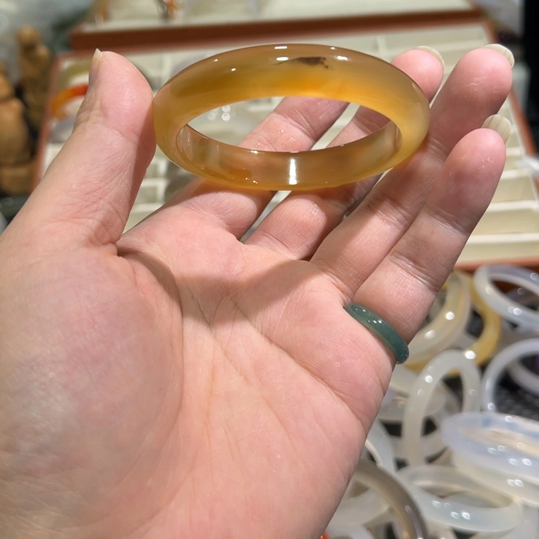 玛瑙/玉髓未镶嵌手镯58有包容2.0