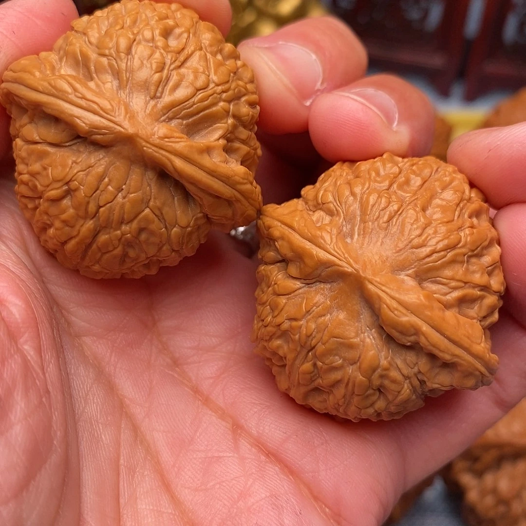 文玩核桃把件全品毕业乾隆磨37.8尺