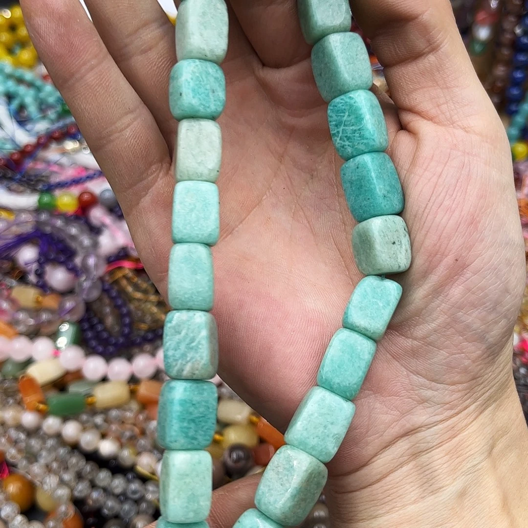 玛瑙/玉髓未镶嵌珠宝半成品老矿天河长方体10*14