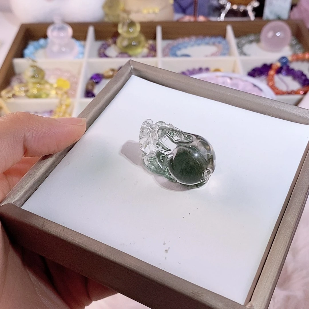 时***墨水晶珠宝半成品未镶嵌水晶