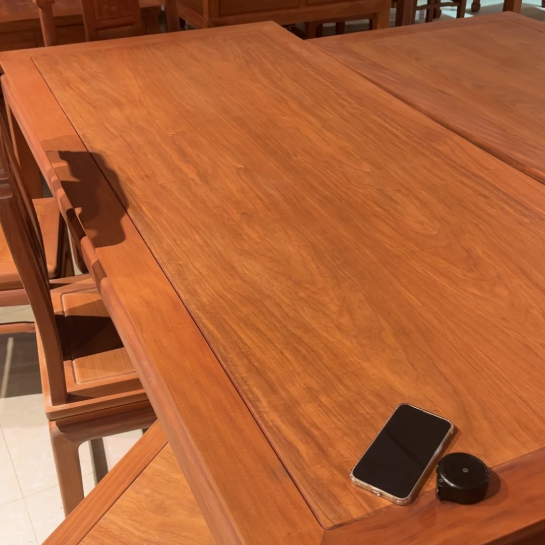 上***板成套家具紫檀木类缅甸花梨木6件套