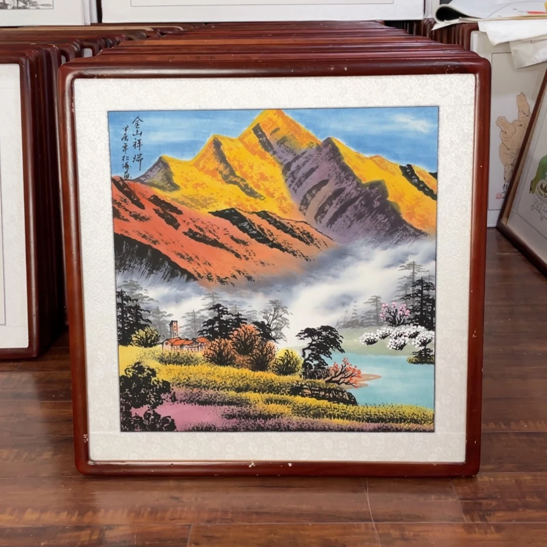 国画带框尺寸 63*63厘米