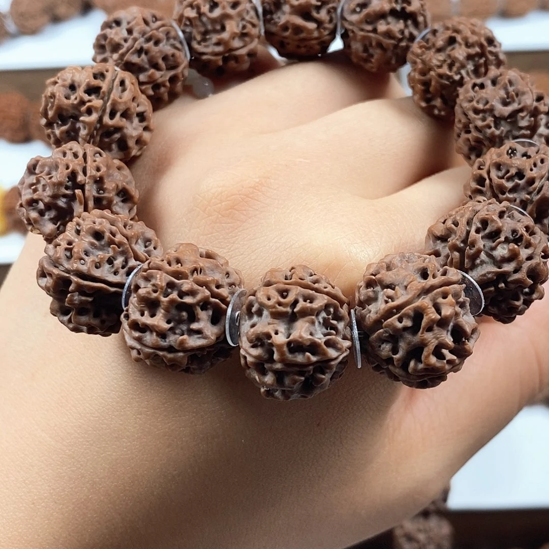 金刚菩提手串精品梅花蜂窝双龙