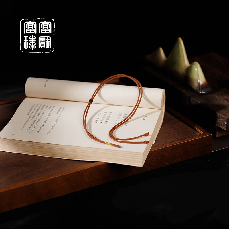 非金属布艺吊坠 【咖色绳子】富富珠宝 百搭绳（多样性发）