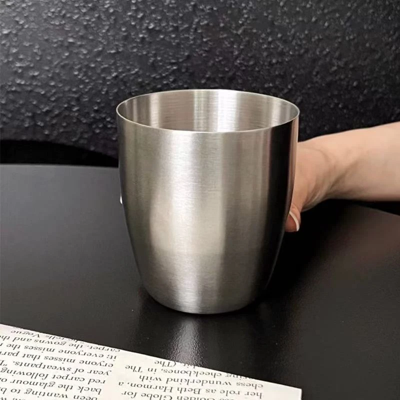 防摔喝水杯酒杯复古元素加厚啤酒/水杯杯不锈钢直型啤酒杯260ml