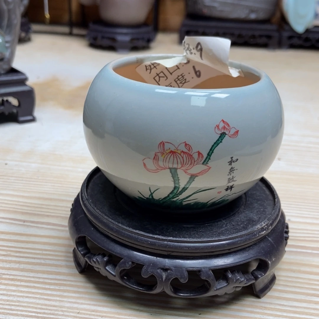 瓷片陶瓷花盆陶瓷艺术