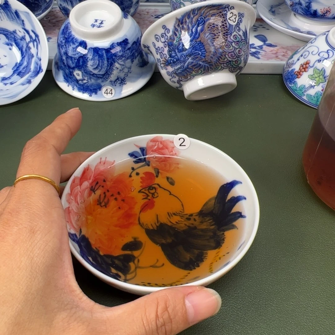 景德镇纯手工纯手绘茶具木木2