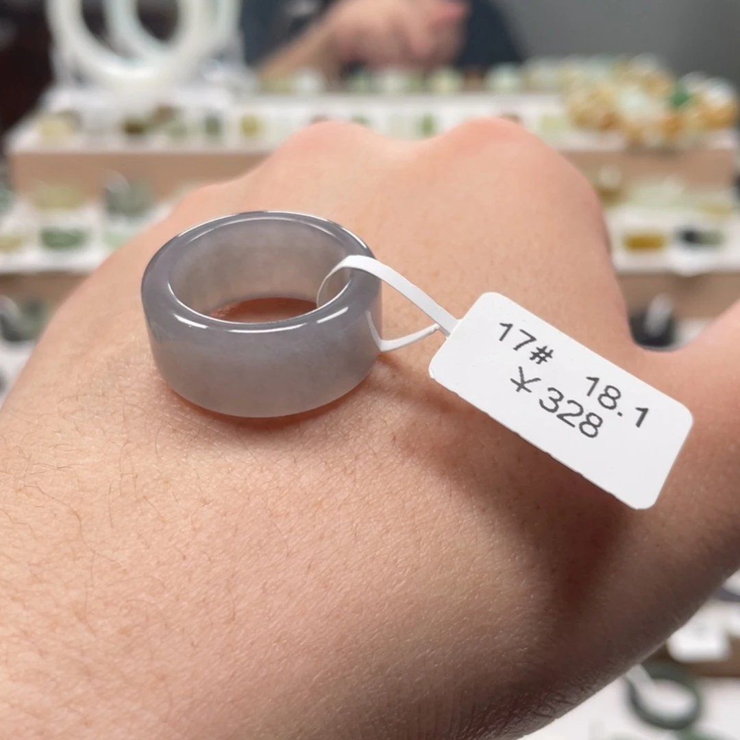 和田玉戒圈未镶嵌嗯*18.1