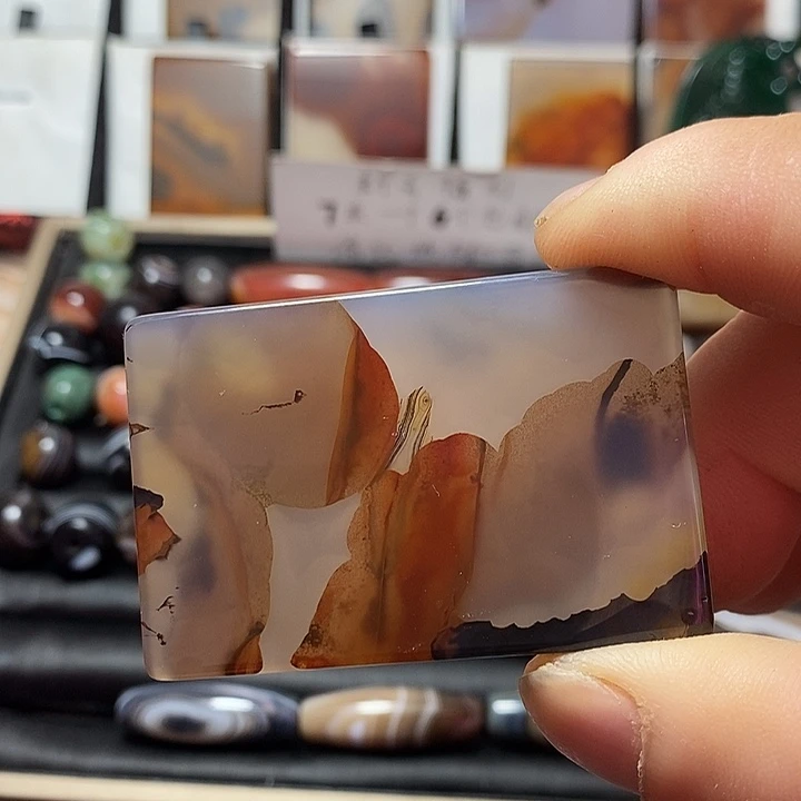 玛瑙/玉髓合金颈饰