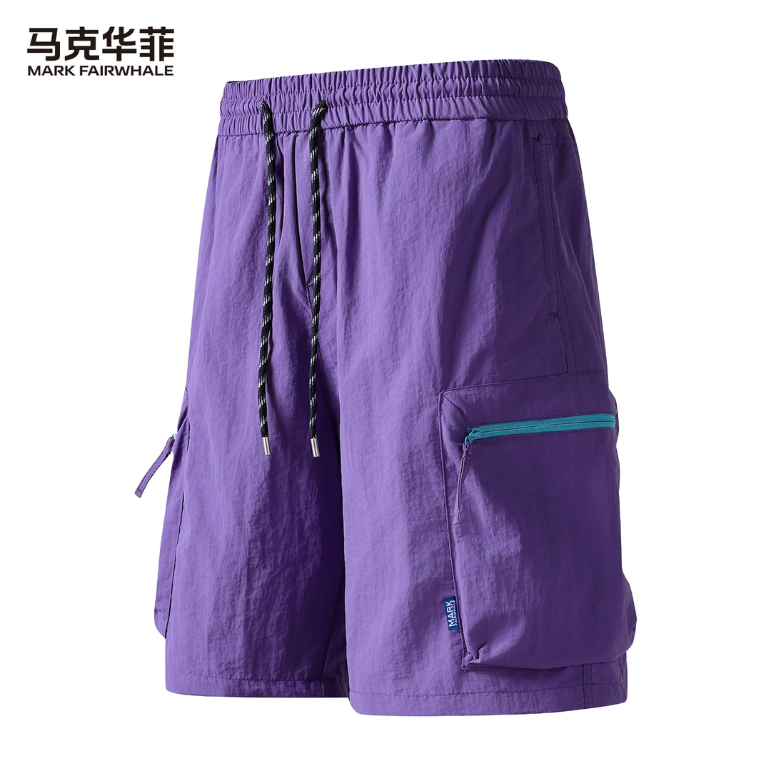 马克华菲工装短裤夏季户外透气速干薄款男款休闲短裤