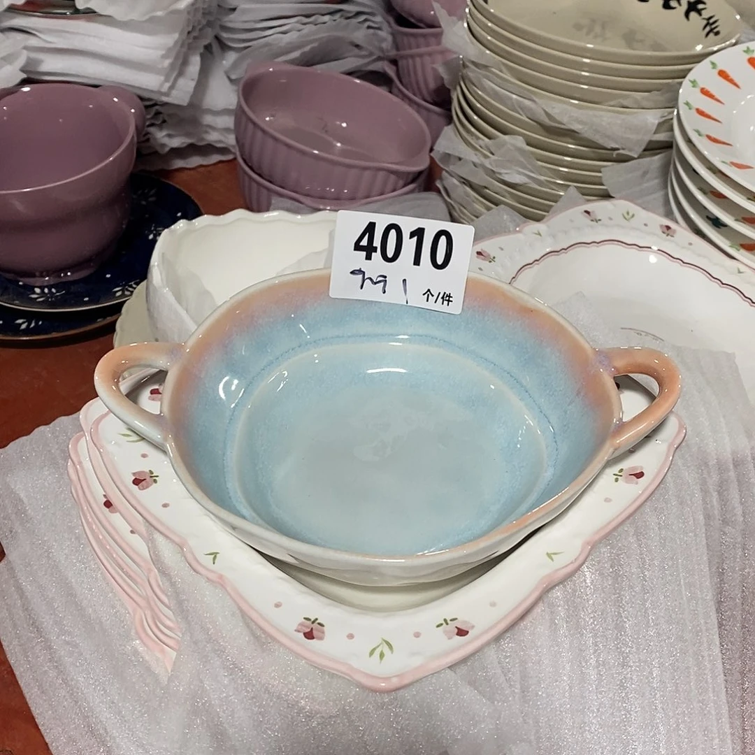 搪瓷微瑕外贸陶瓷4010