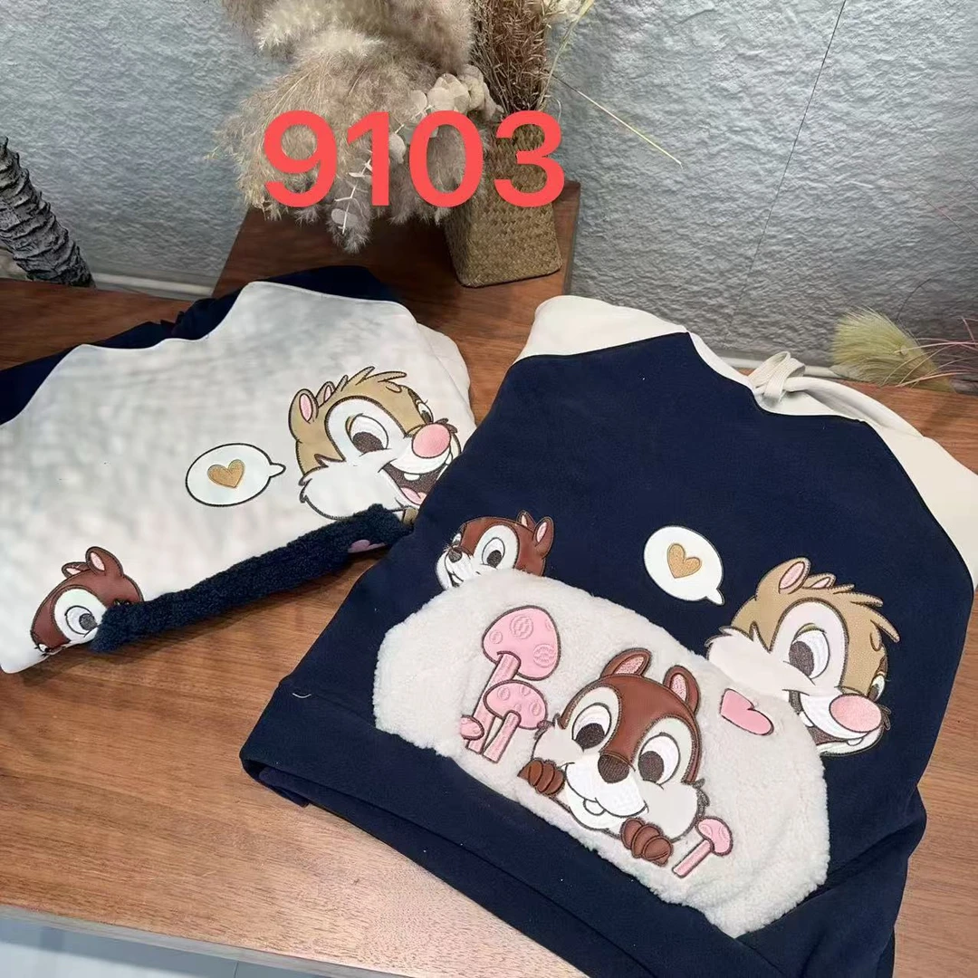 9103 女士卫衣重工休闲时尚