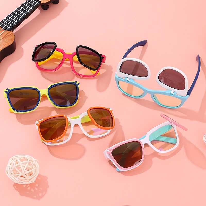 p8817儿童太阳镜  分体翻盖款