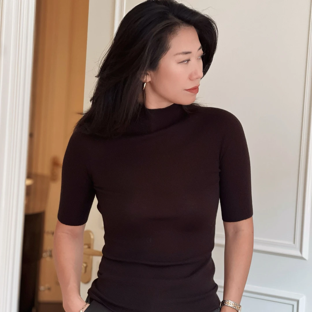 GF都市职场Olivia德国扬子纱羊毛中袖打底衫