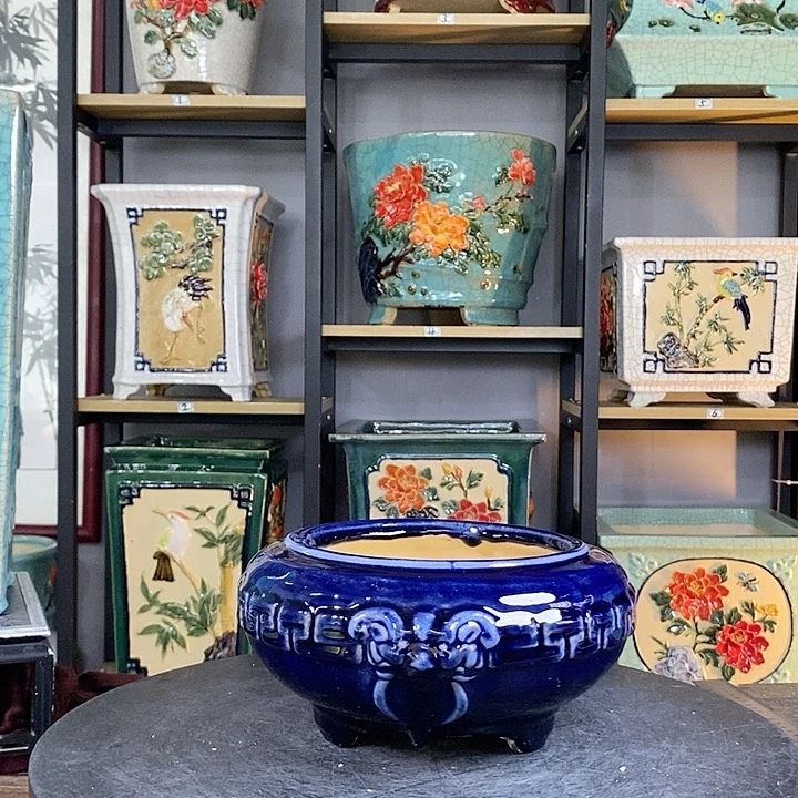 紫砂花盆野*3。