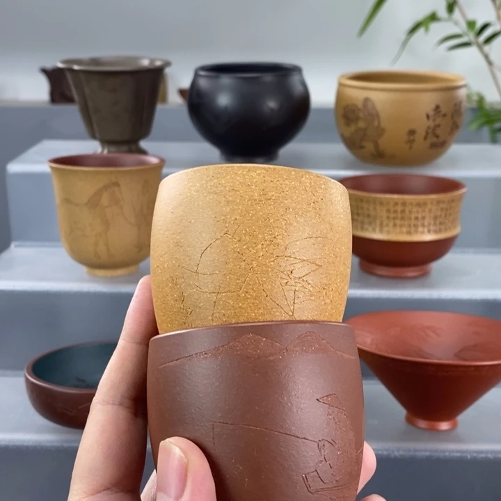 宜兴紫砂手工主人杯