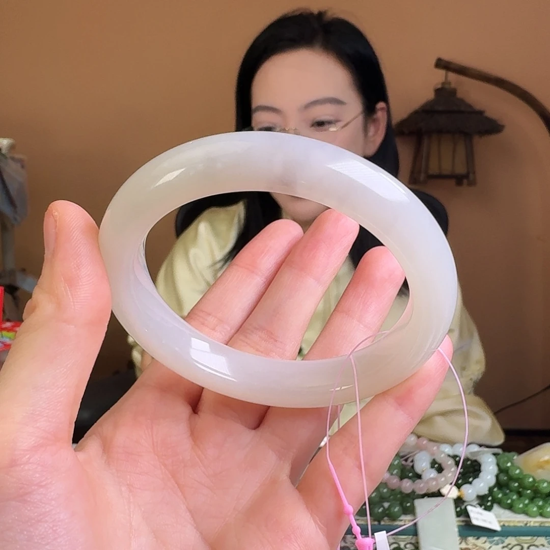 和田玉未镶嵌手链58