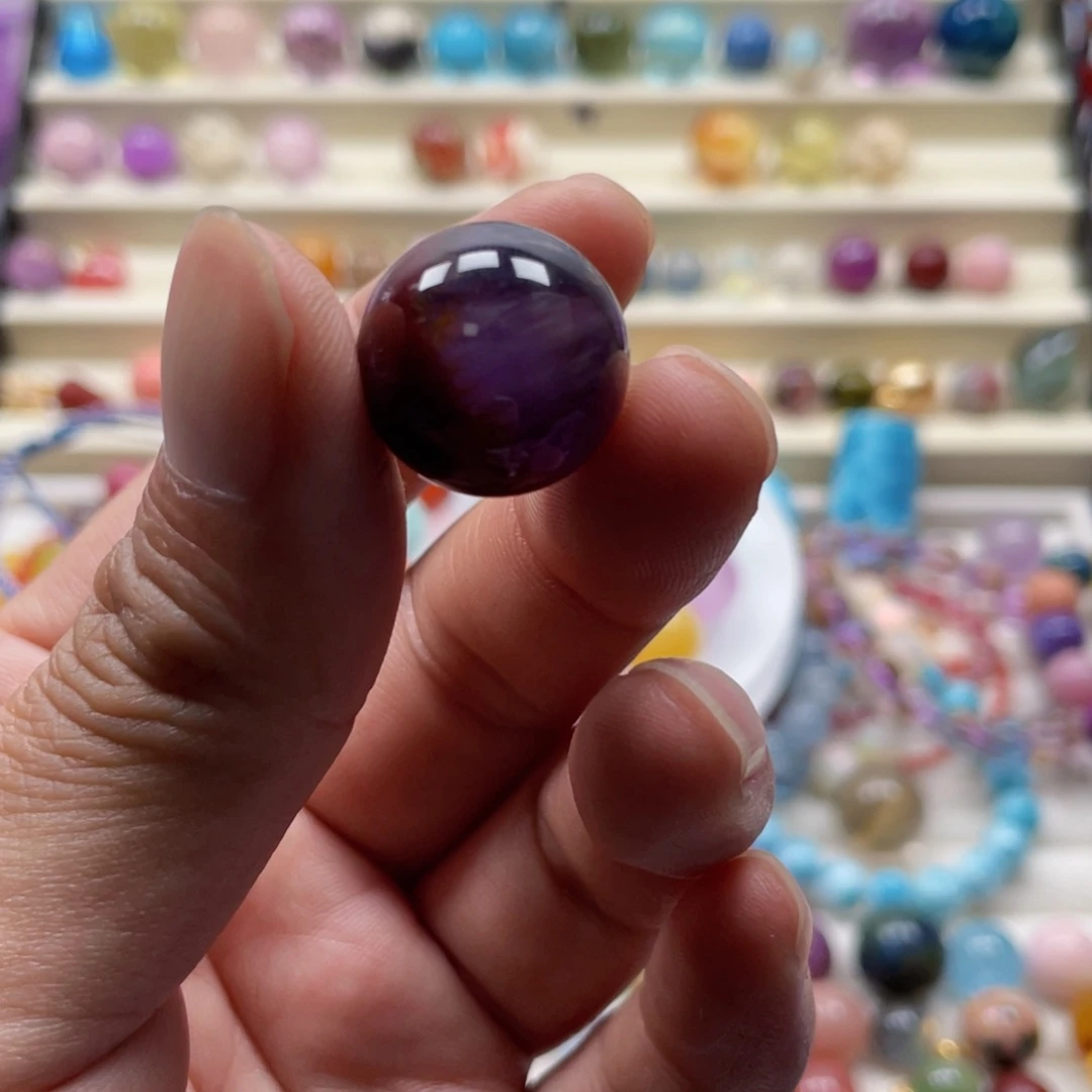 睿***爸水晶珠宝半成品未镶嵌单珠