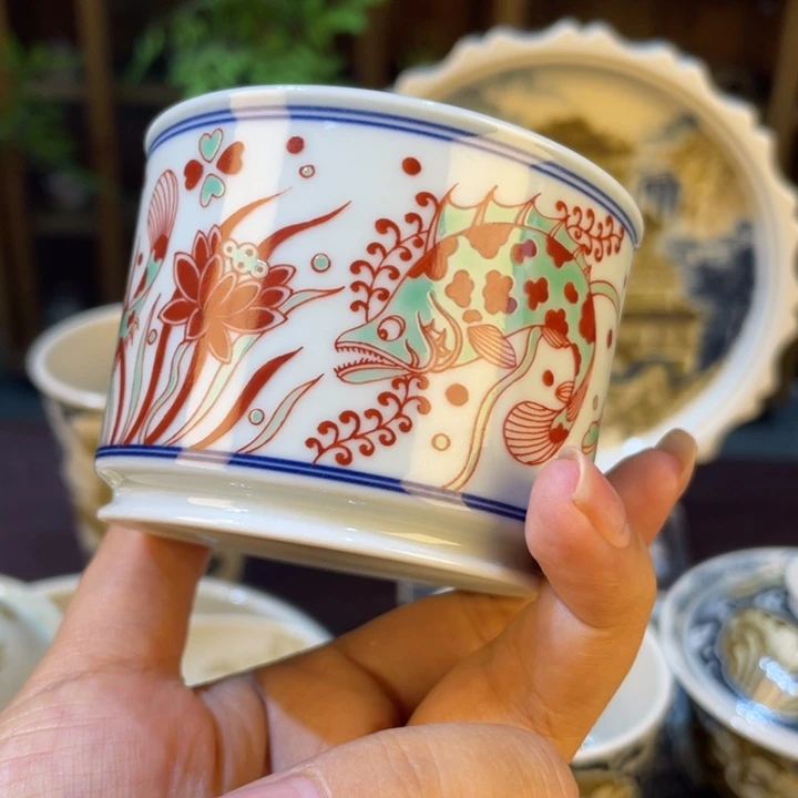 杯景德镇陶瓷杯子