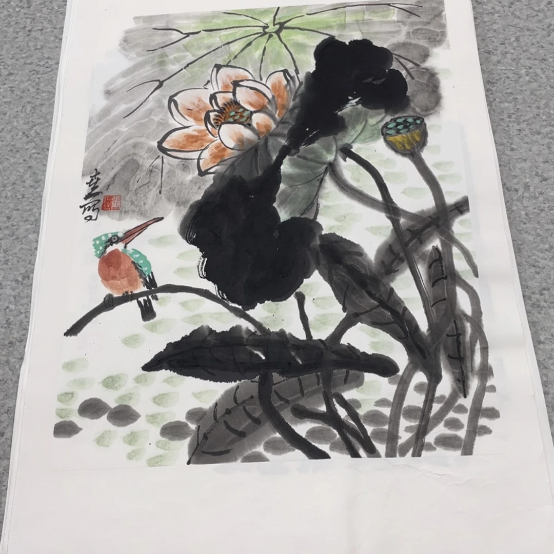 国画1.4平尺国画作品