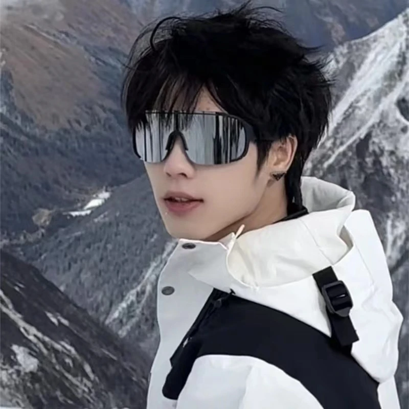 骑行登山墨镜女高级感网红户外滑雪运动护目镜防风沙防晒太阳镜男