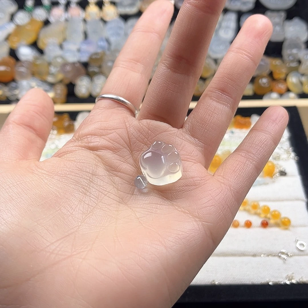 玛瑙/玉髓手镯合金心****冬