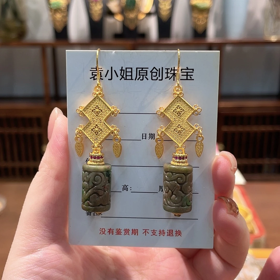 锦纶非金属耳坠耳饰