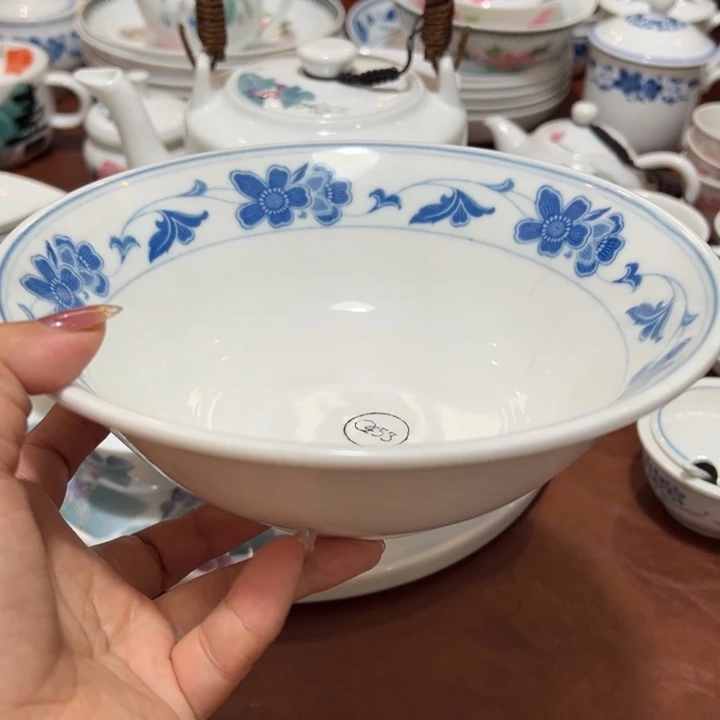 醴陵高温瓷群力20厘米碗