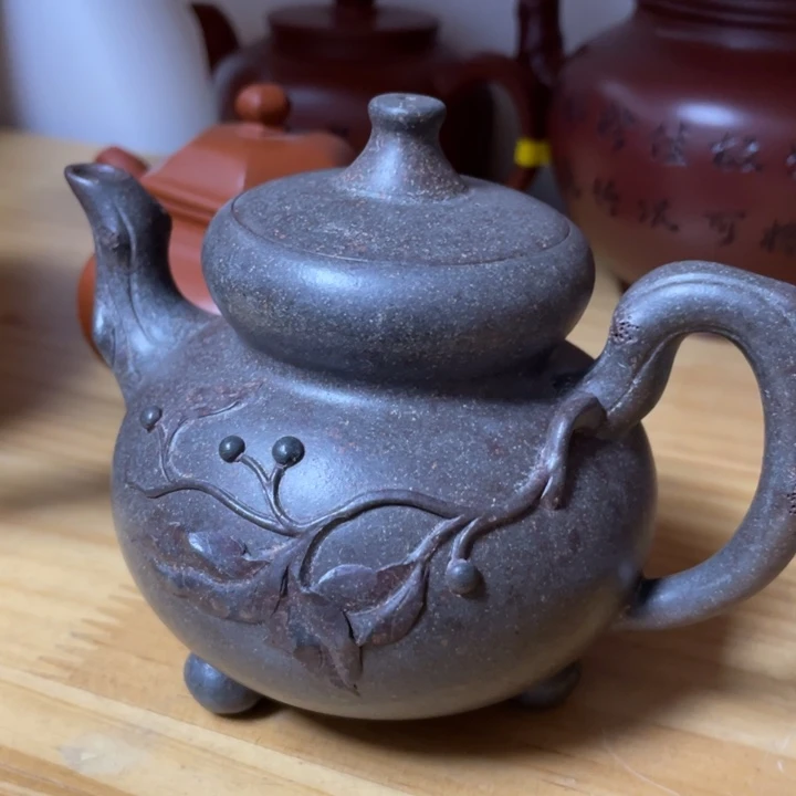 汉***尉茶壶底槽青紫砂艺术学院