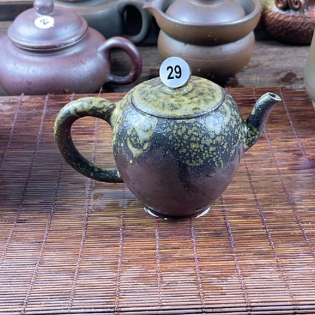 【闪购商品】柴烧茶壶180毫升左右微瑕