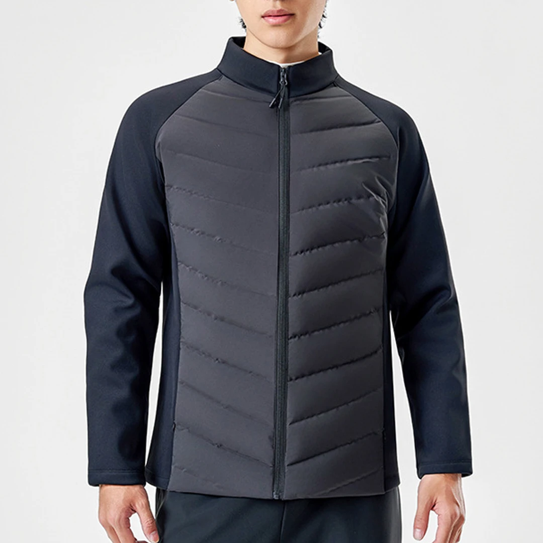 秋冬高尔夫羽绒服男轻薄发热保暖长袖外套高尔夫男休闲运动羽绒服