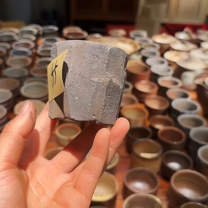 备前烧作品小茶杯款