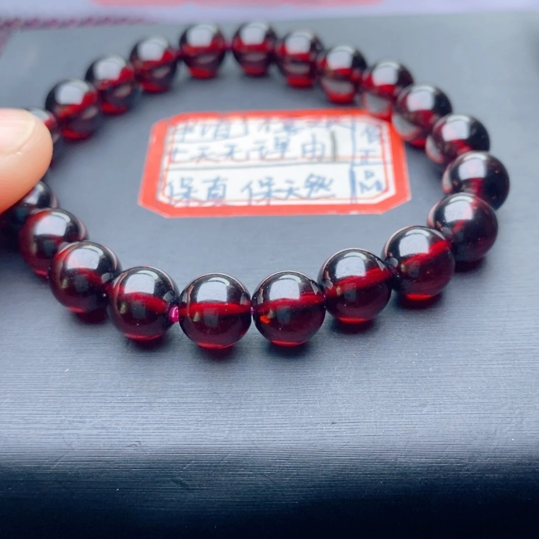 手链石榴石未镶嵌8.5喜欢完美勿拍，经济实惠