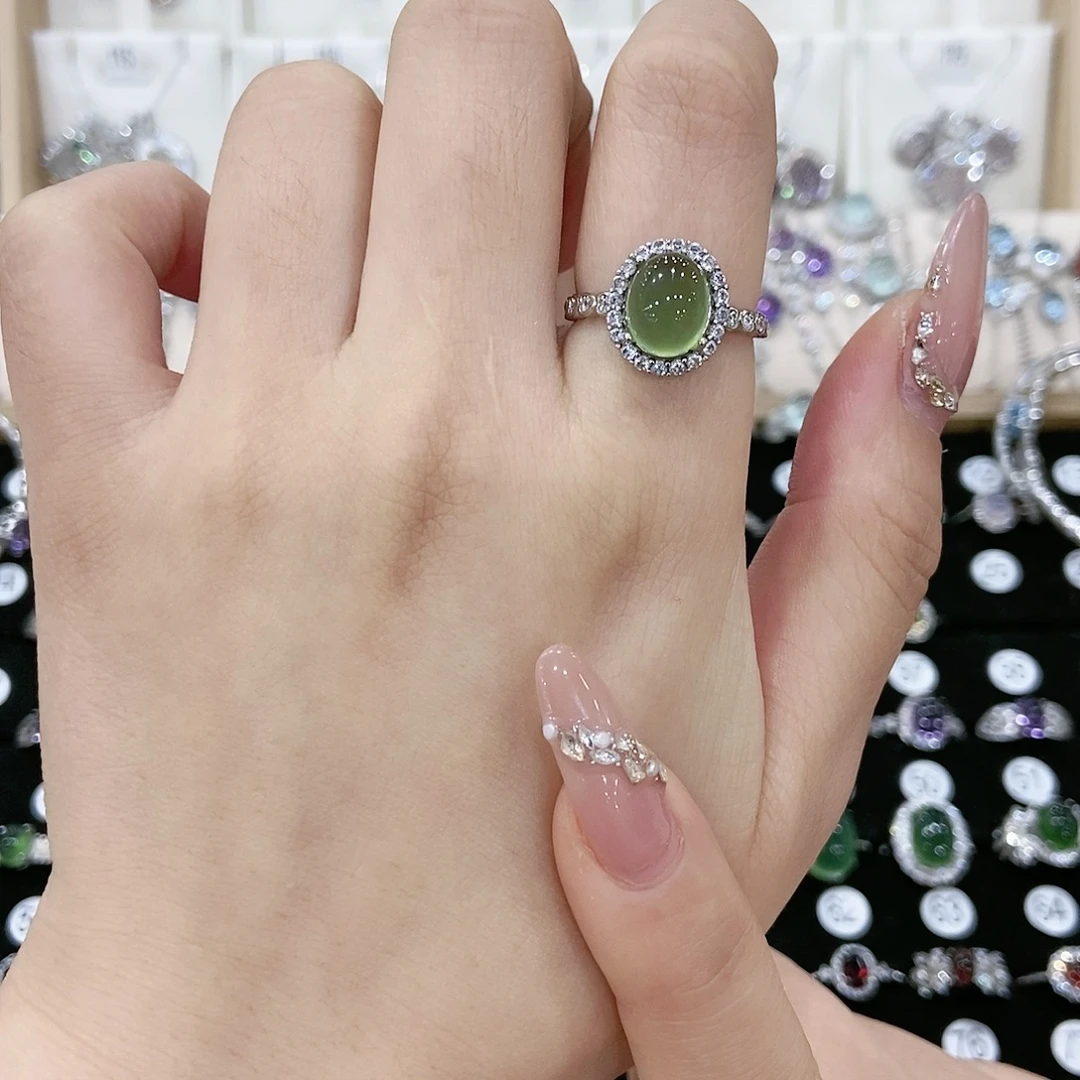 x***希岫玉银S925镶嵌戒指