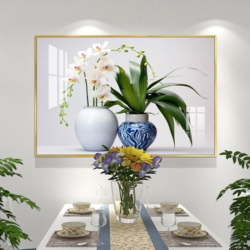 SJ17现代简约小清新餐厅装饰画高级感轻奢客厅餐厅墙壁装饰画