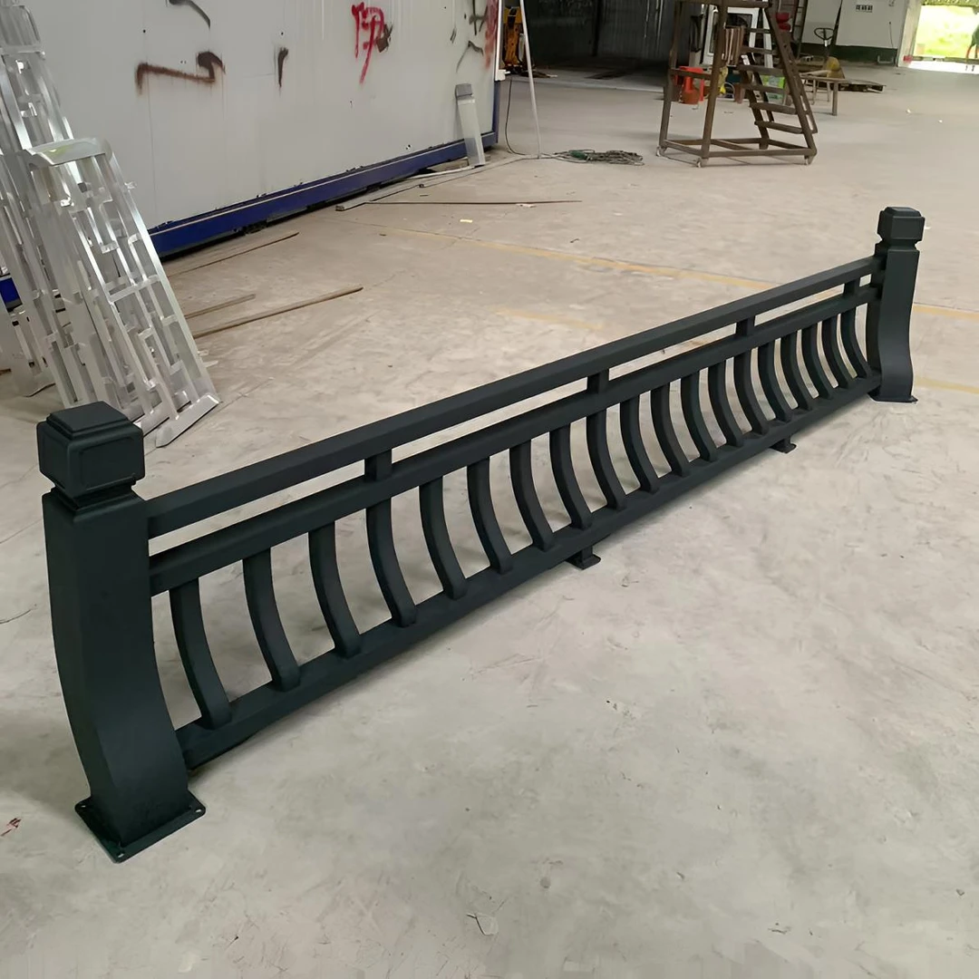 铝合金美人靠栏杆护栏中式木纹凉亭别墅公园长廊阳台户外靠椅定制