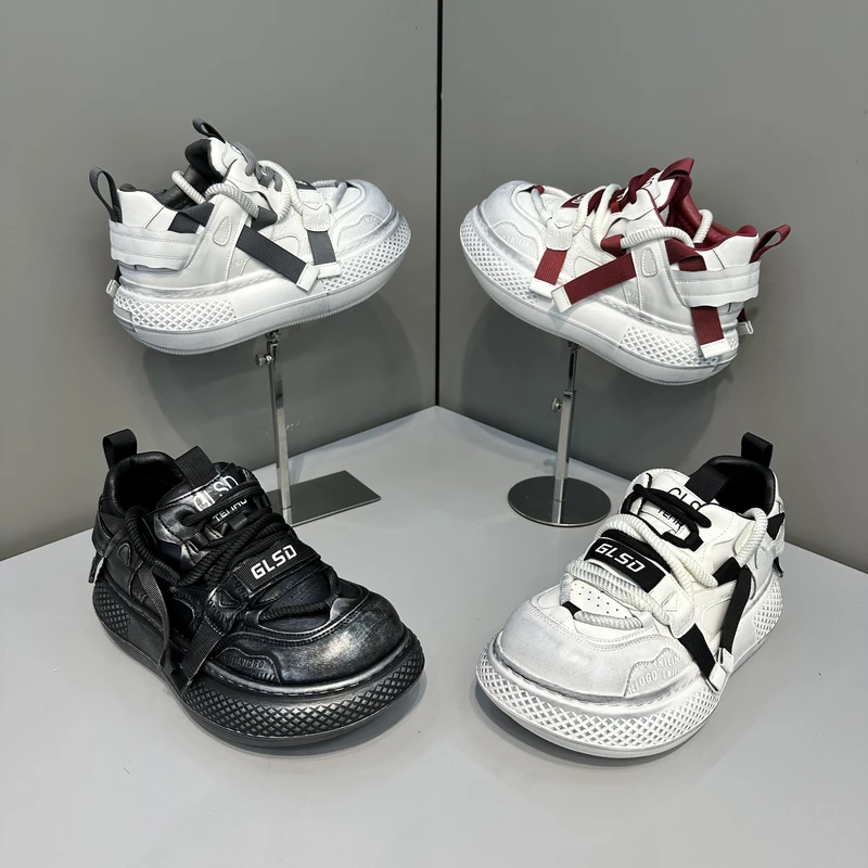 潮牌男女同款休闲时尚青春小众高端厚底丑萌日常百搭潮流潮鞋