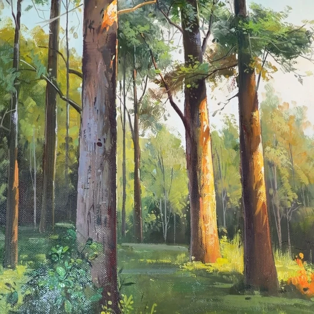 油画我也想要一只小