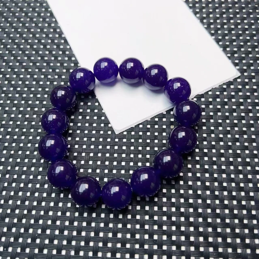 [聚小石]A1284乌拉圭紫水晶手链14M