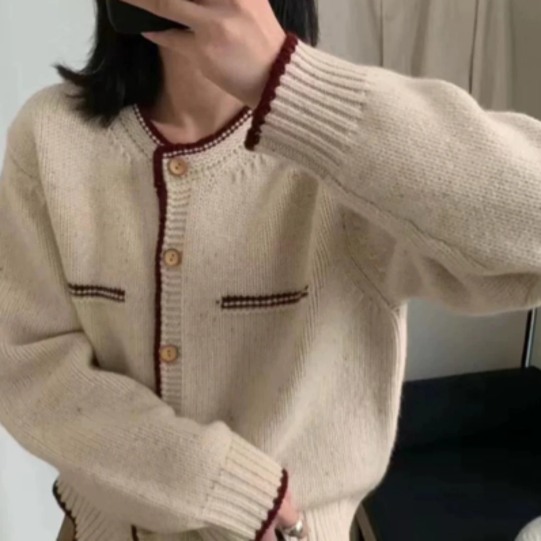米朵 春款小香风百搭时尚高端开衫