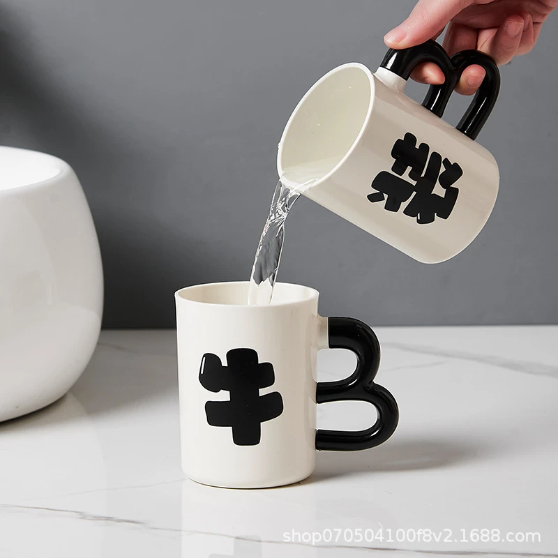 家用漱口杯刷牙杯牙缸洗漱杯简约学生加厚可爱防摔宿舍用创意大容