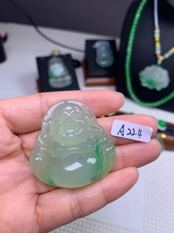 A224冰底佛公吊坠