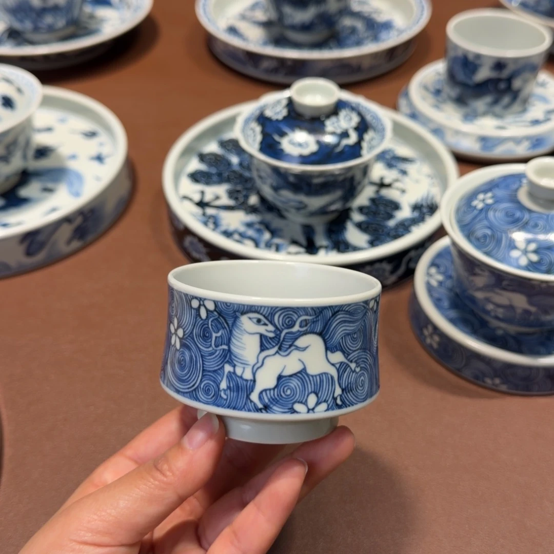 手工手绘茶具主人杯