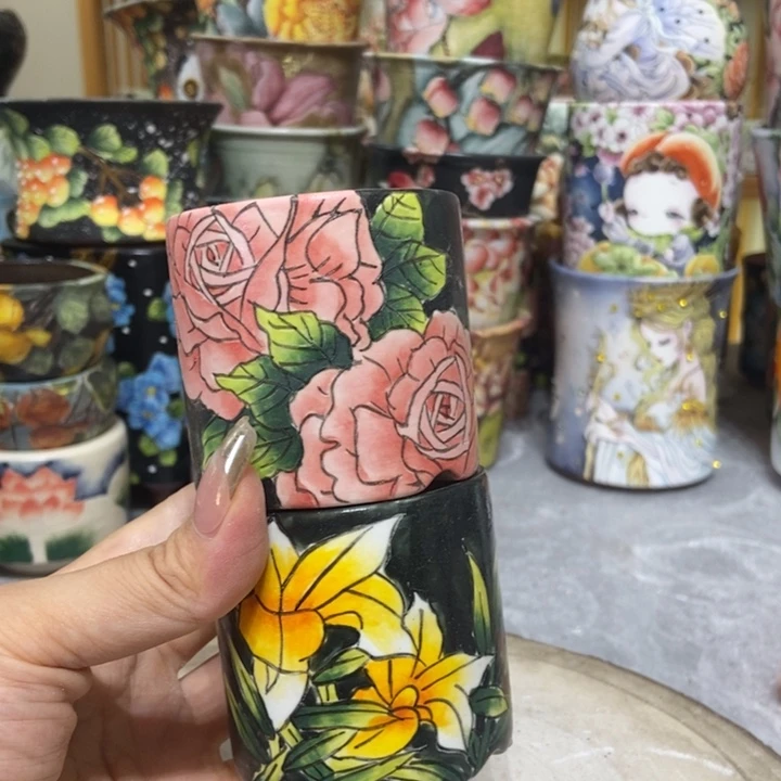景德镇艺术手绘作品