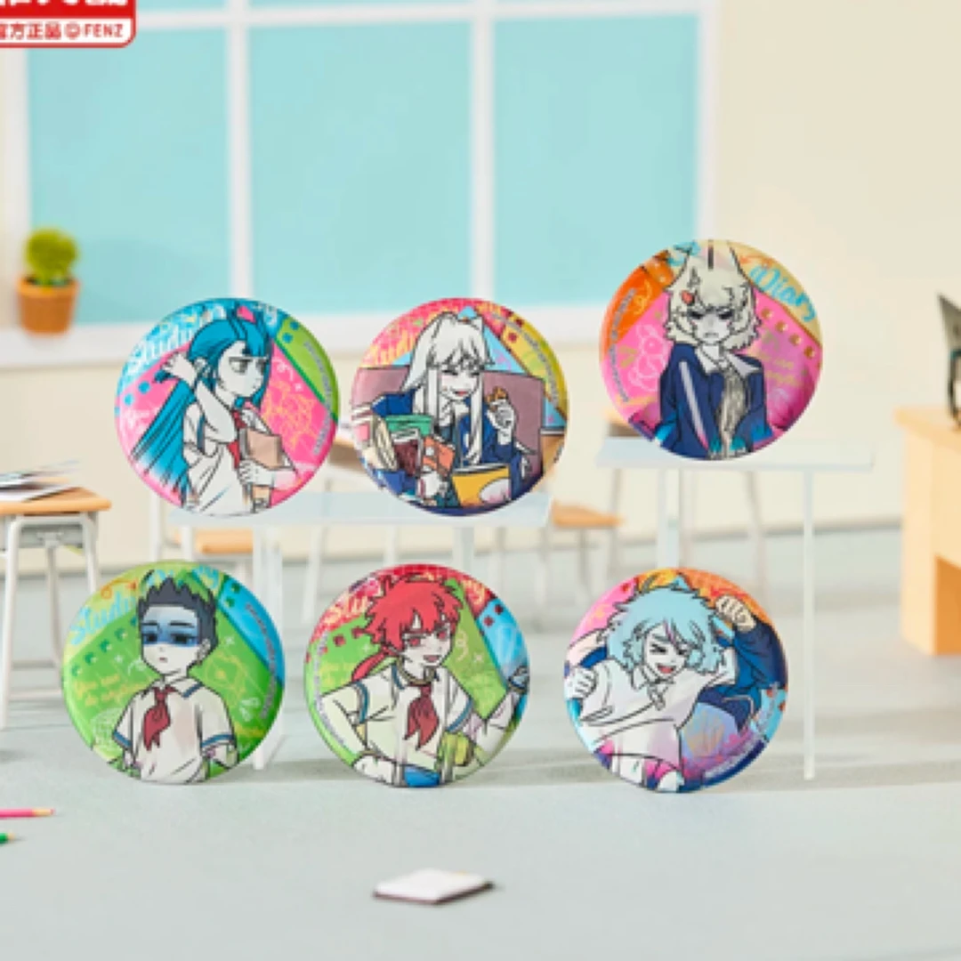 非人哉今天也要上学系列马口铁徽章盲盒