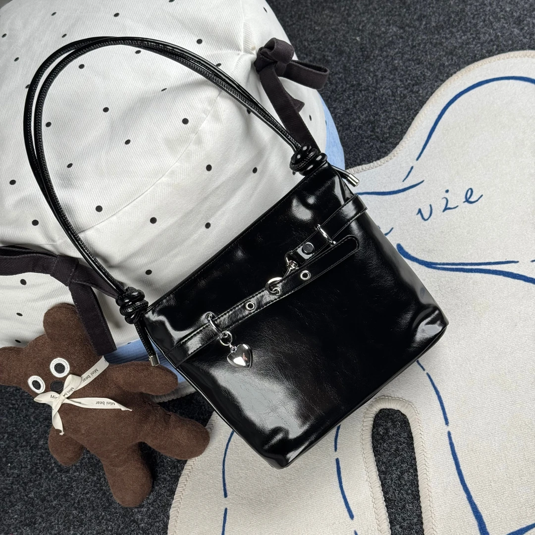 一张同学【长约22宽10高20单位厘米】时尚手提单肩斜挎包C4316黑